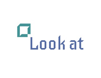 Projekt logo dla firmy Look at | Projektowanie logo